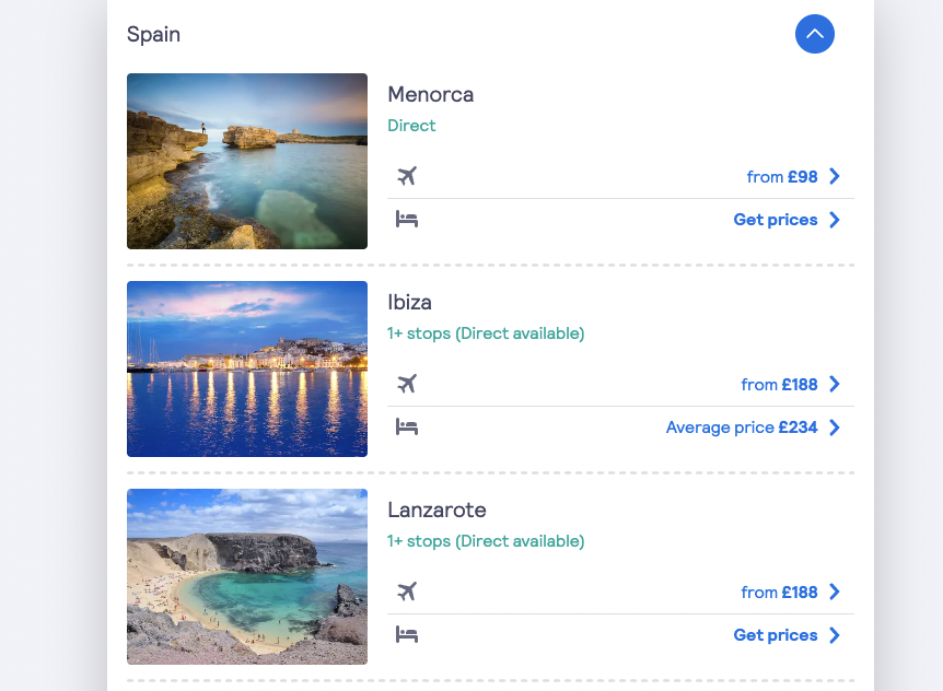 Anywhere search